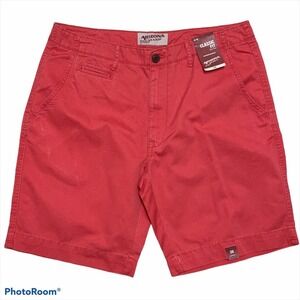 Arizona Mens Shorts Jean Co Classic Fit Paprika Khaki 36 NWT